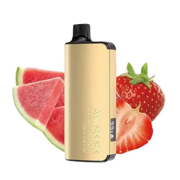 Alibarbar Ingot 9000 bouffées Vape - Fraise, noix de coco et pastèque | Grossiste en cigarettes électroniques et détaillants de narguilés aux Émirats arabes unis