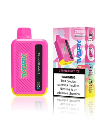 VOPK Cool Bar 20000 Puffs Disposable Vape with Smart Screen-Strawberry Ice