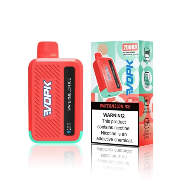 VOPK Cool Bar 20000 Puffs Disposable Vape with Smart Screen-Watermelon Ice