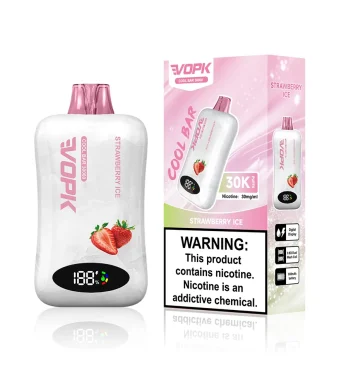 VOPK Cool Bar 30000 Puffs Disposable Vape with Smart Screen-Strawberry Ice