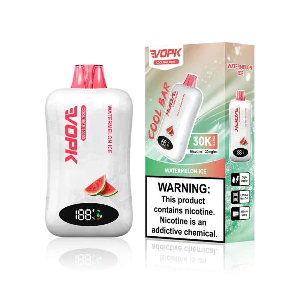 VOPK Cool Bar 30000 Puffs Disposable Vape with Smart Screen-Watermelon Ice