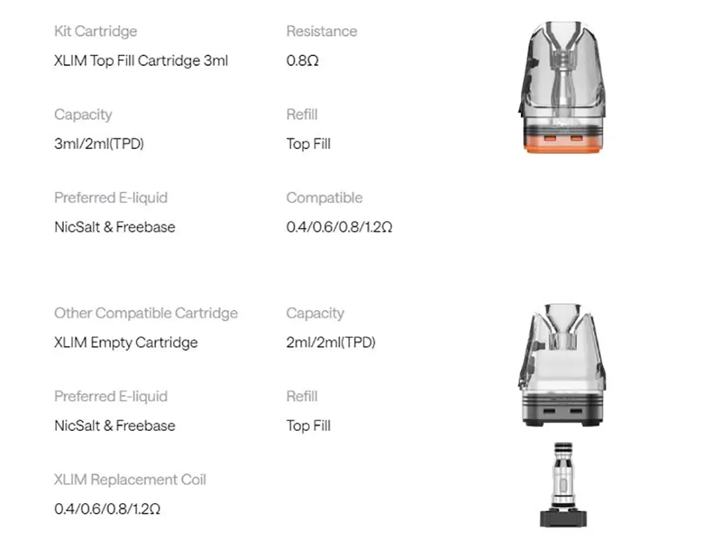  OXVA XLIM GO Pod-System | Nachfüllbare E-Zigarettenprodukte für den Großhandel (Einzelhändler und Distributoren) 