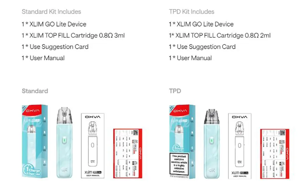  OXVA XLIM GO Pod-System | Nachfüllbare E-Zigarettenprodukte für den Großhandel (Einzelhändler und Distributoren) 