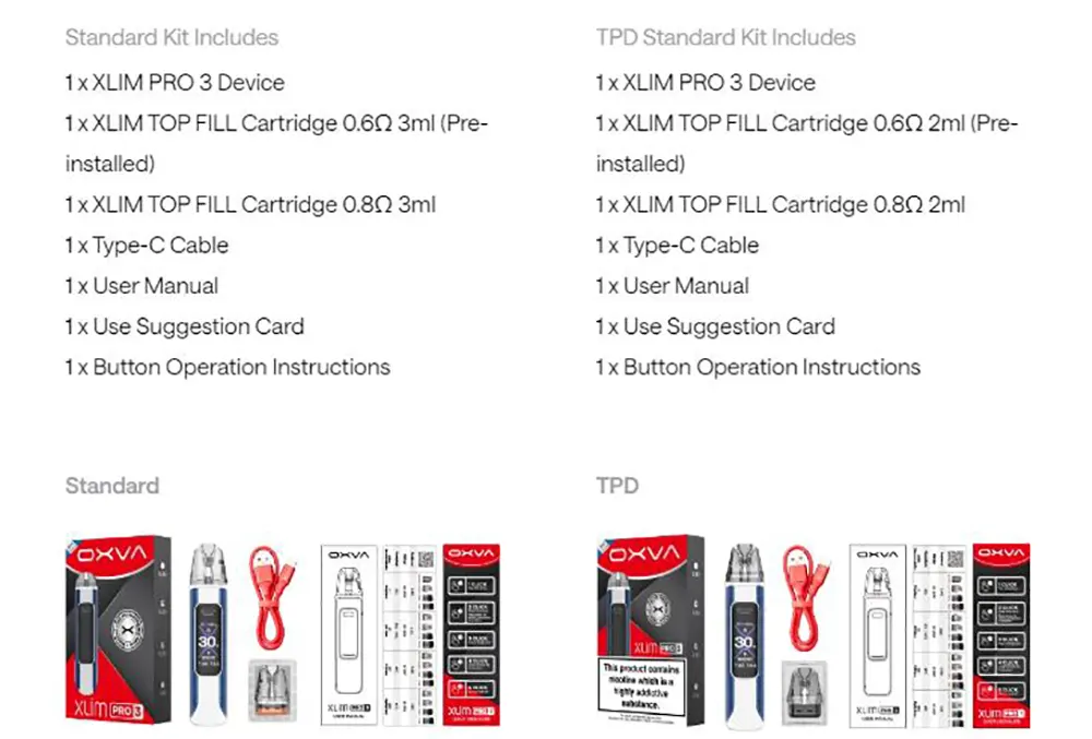  OXVA XLIM PRO 3 Pod System Wholesale Distributors Supply for Refillable Vape Products 