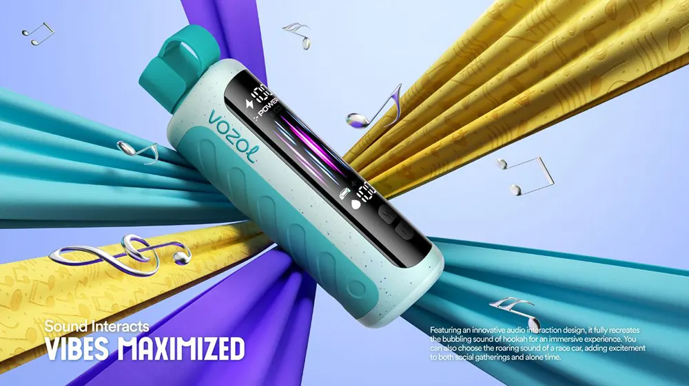 Vozol GEAR HOOKAH 40000 Puffs DTL Big Cloud Electronic Hookah with Dual Mesh Coil 