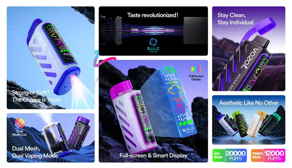  Vozol GEAR POWER 20000 Puffs | Disposable Vape Wholesale for Retailers and Distributors  