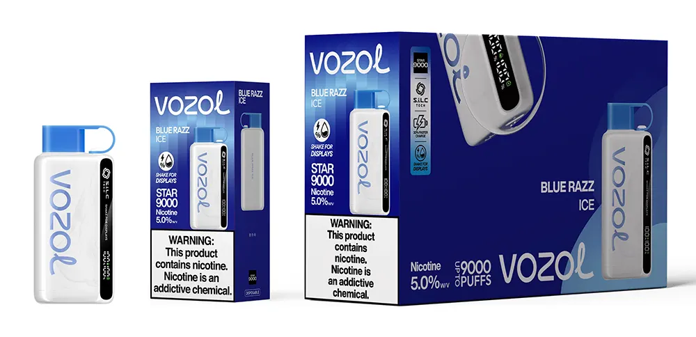  Vozol STAR 9000 Puffs Disposable Vape Long Lasting Disposable Vape for Wholesale   
